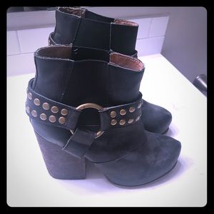 Jeffrey Campbell leather booties
